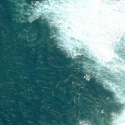 Satellite imagery of Awarua Point, NZ