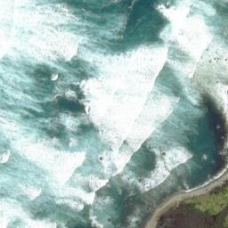 Satellite imagery of Awarua Point, NZ