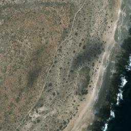 Satellite imagery of Punta Lobería, AR