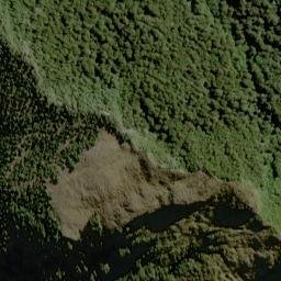Satellite imagery of Poker Ridge, NZ