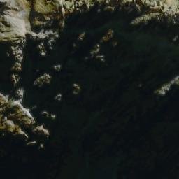 Satellite imagery of Redoubt Pinnacles, NZ