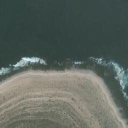Satellite imagery of Cabo Raso, AR