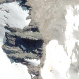Satellite imagery of Tantalus Rock, NZ