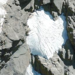 Satellite imagery of Jagged Ridge, NZ