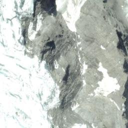 Satellite imagery of North East Ridge, NZ