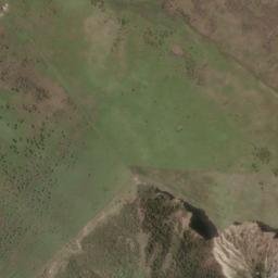 Satellite imagery of Clay Cliffs, NZ