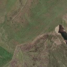 Satellite imagery of Clay Cliffs, NZ