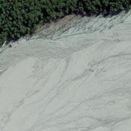 Satellite imagery of Sandy Bluff, NZ