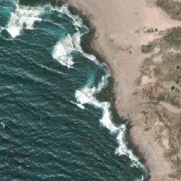 Satellite imagery of Punta Lobería, AR