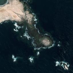Satellite imagery of Punta Lobería, AR