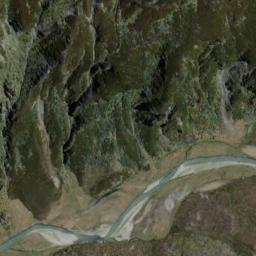 Satellite imagery of Big Devil Spur, NZ