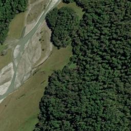 Satellite imagery of Twenty Five Mile Spur, NZ