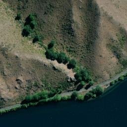 Satellite imagery of Parsons Rock, NZ