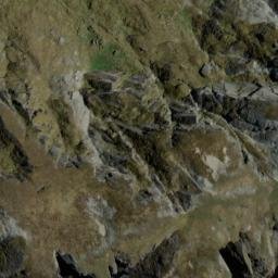 Satellite imagery of Long Charlie Spur, NZ