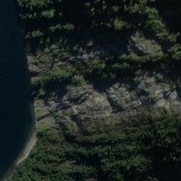 Satellite imagery of Bridget Point, NZ