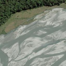 Satellite imagery of Chinamans Bluff, NZ