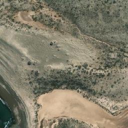 Satellite imagery of Punta Fabián, AR