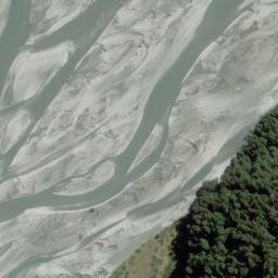 Satellite imagery of Chinamans Bluff, NZ