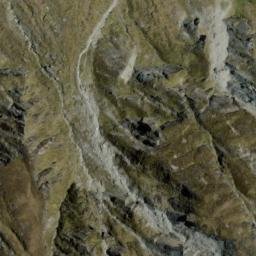 Satellite imagery of Long Charlie Spur, NZ