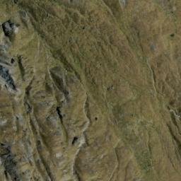 Satellite imagery of Long Charlie Spur, NZ