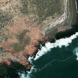Satellite imagery of Punta Fabián, AR