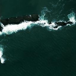 Satellite imagery of Punta Fabián, AR