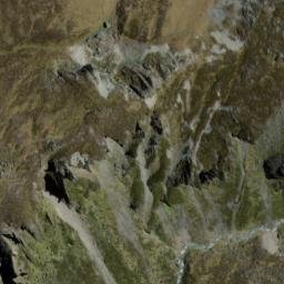Satellite imagery of Vee Spur, NZ