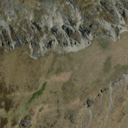Satellite imagery of Vee Spur, NZ