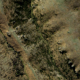 Satellite imagery of Three Tree Spur, NZ