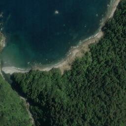 Satellite imagery of Four Mile Point, NZ