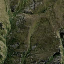 Satellite imagery of Carmichaels Spur, NZ