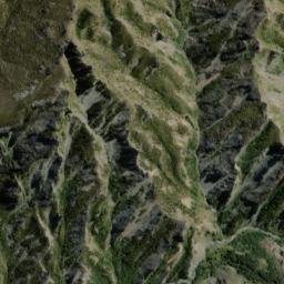 Satellite imagery of Carmichaels Spur, NZ