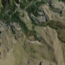 Satellite imagery of Carmichaels Spur, NZ