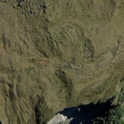 Satellite imagery of Lovers Leap, NZ
