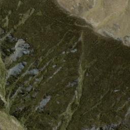 Satellite imagery of British-American Spur, NZ