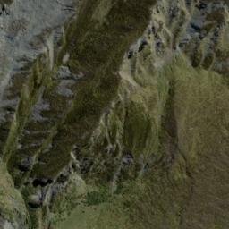 Satellite imagery of British-American Spur, NZ