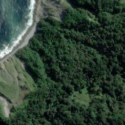 Satellite imagery of Flat Point, NZ