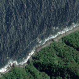 Satellite imagery of Flat Point, NZ