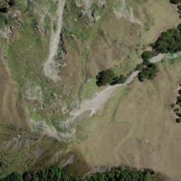 Satellite imagery of Southberg Spur, NZ