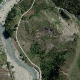 Satellite imagery of McLeods Bluff, NZ