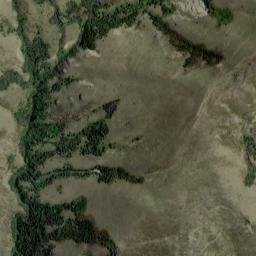 Satellite imagery of Macdonalds Spur, NZ