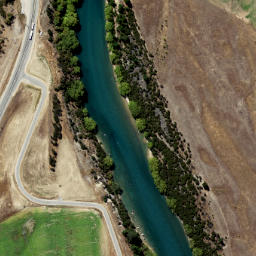 Satellite imagery of Maori Point, NZ