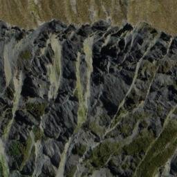 Satellite imagery of Wild Spurs, NZ