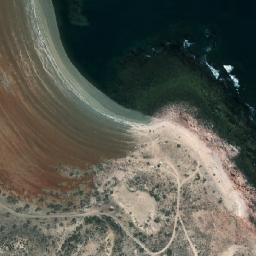 Satellite imagery of Punta Gaviota, AR
