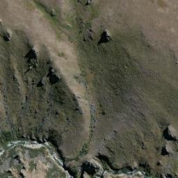 Satellite imagery of Sergeant Garveys Cairn, NZ