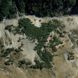Satellite imagery of Teds Spur, NZ