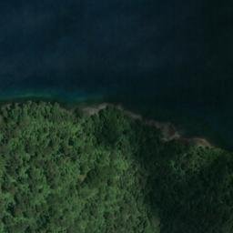 Satellite imagery of Boulder Point, NZ