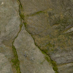 Satellite imagery of Column Rocks, NZ