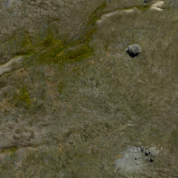 Satellite imagery of Column Rocks, NZ