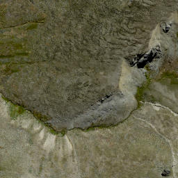 Satellite imagery of Column Rocks, NZ